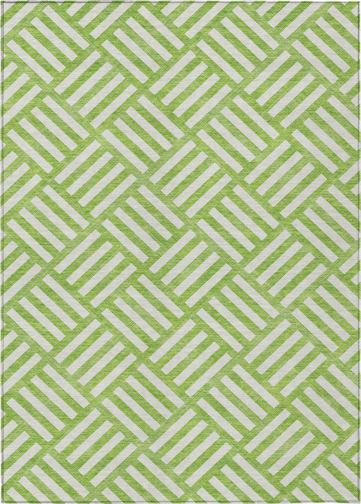 Piper Looms Chantille Squares ACN620 Lime Area Rug