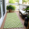 Piper Looms Chantille Squares ACN620 Lime Area Rug