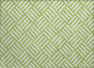 Piper Looms Chantille Squares ACN620 Lime Area Rug