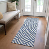 Piper Looms Chantille Squares ACN620 Navy Area Rug