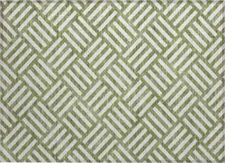 Piper Looms Chantille Squares ACN620 Olive Area Rug