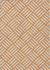 Piper Looms Chantille Squares ACN620 Orange Area Rug