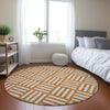 Piper Looms Chantille Squares ACN620 Orange Area Rug