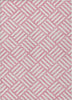 Piper Looms Chantille Squares ACN620 Pink Area Rug