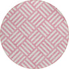 Piper Looms Chantille Squares ACN620 Pink Area Rug