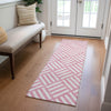 Piper Looms Chantille Squares ACN620 Pink Area Rug