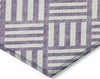 Piper Looms Chantille Squares ACN620 Purple Area Rug