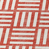 Piper Looms Chantille Squares ACN620 Red Area Rug