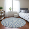 Piper Looms Chantille Squares ACN620 Sky Area Rug