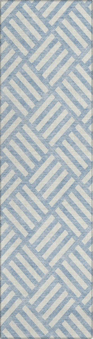 Piper Looms Chantille Squares ACN620 Sky Area Rug