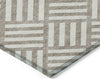 Piper Looms Chantille Squares ACN620 Taupe Area Rug