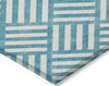 Piper Looms Chantille Squares ACN620 Teal Area Rug