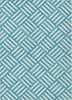 Piper Looms Chantille Squares ACN620 Teal Area Rug