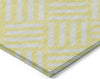 Piper Looms Chantille Squares ACN620 Yellow Area Rug