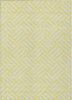 Piper Looms Chantille Squares ACN620 Yellow Area Rug