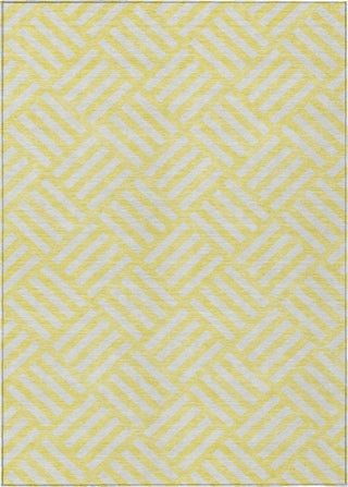 Piper Looms Chantille Squares ACN620 Yellow Area Rug