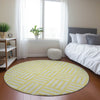 Piper Looms Chantille Squares ACN620 Yellow Area Rug