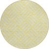 Piper Looms Chantille Squares ACN620 Yellow Area Rug