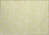 Piper Looms Chantille Squares ACN620 Yellow Area Rug