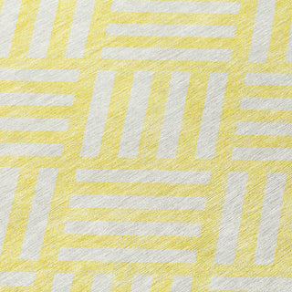 Piper Looms Chantille Squares ACN620 Yellow Area Rug