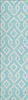 Piper Looms Chantille Geometric ACN621 Aqua Area Rug