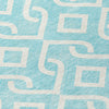 Piper Looms Chantille Geometric ACN621 Aqua Area Rug