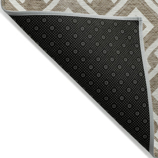 Piper Looms Chantille Geometric ACN621 Brown Area Rug