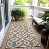 Piper Looms Chantille Geometric ACN621 Brown Area Rug