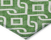 Piper Looms Chantille Geometric ACN621 Emerald Area Rug