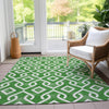 Piper Looms Chantille Geometric ACN621 Emerald Area Rug