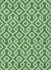 Piper Looms Chantille Geometric ACN621 Emerald Area Rug