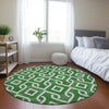 Piper Looms Chantille Geometric ACN621 Emerald Area Rug