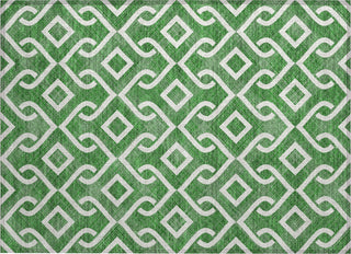 Piper Looms Chantille Geometric ACN621 Emerald Area Rug