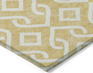 Piper Looms Chantille Geometric ACN621 Gold Area Rug