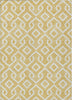 Piper Looms Chantille Geometric ACN621 Gold Area Rug