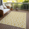 Piper Looms Chantille Geometric ACN621 Gold Area Rug