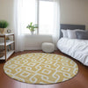 Piper Looms Chantille Geometric ACN621 Gold Area Rug