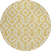 Piper Looms Chantille Geometric ACN621 Gold Area Rug