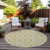 Piper Looms Chantille Geometric ACN621 Gold Area Rug