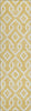 Piper Looms Chantille Geometric ACN621 Gold Area Rug