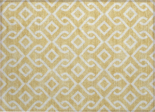 Piper Looms Chantille Geometric ACN621 Gold Area Rug