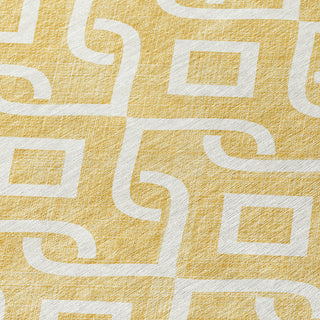 Piper Looms Chantille Geometric ACN621 Gold Area Rug