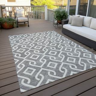 Piper Looms Chantille Geometric ACN621 Gray Area Rug