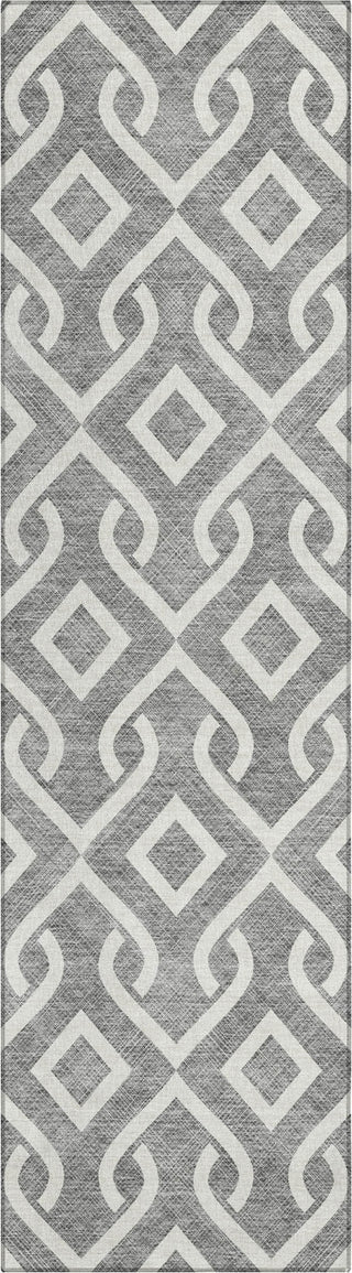 Piper Looms Chantille Geometric ACN621 Gray Area Rug