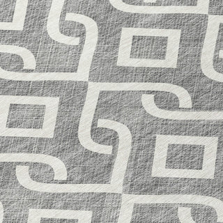 Piper Looms Chantille Geometric ACN621 Gray Area Rug