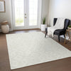 Piper Looms Chantille Geometric ACN621 Ivory Area Rug Lifestyle Image Feature