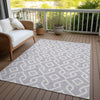 Piper Looms Chantille Geometric ACN621 Lavender Area Rug