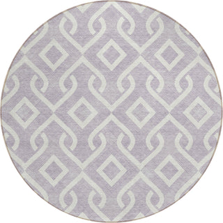 Piper Looms Chantille Geometric ACN621 Lavender Area Rug