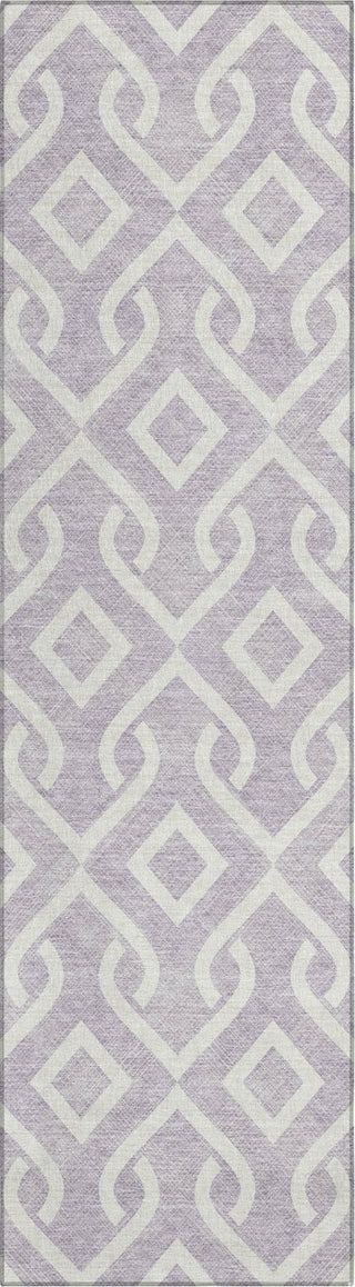 Piper Looms Chantille Geometric ACN621 Lavender Area Rug