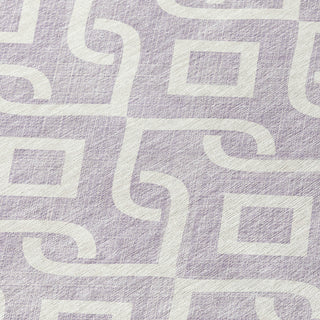 Piper Looms Chantille Geometric ACN621 Lavender Area Rug